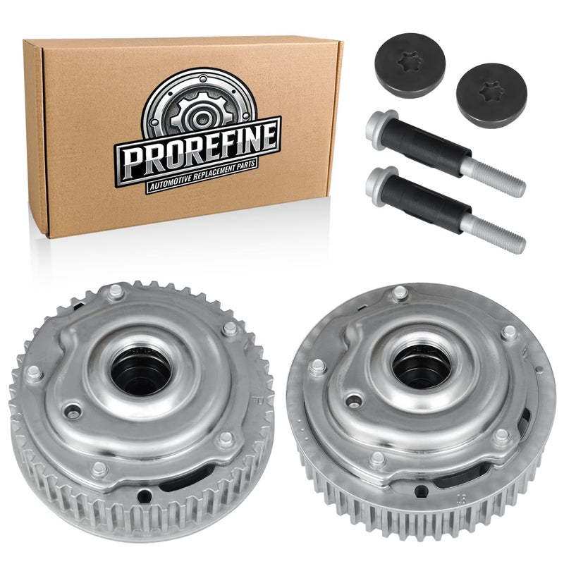 ProRefine Store Engine Timing Camshaft Intake VVT Sprocket Cam Phaser Gear Compatible with Chevy Aveo Cruze Sonic Trax 1.6L 1.8L 55567048 55568386 - Image 1